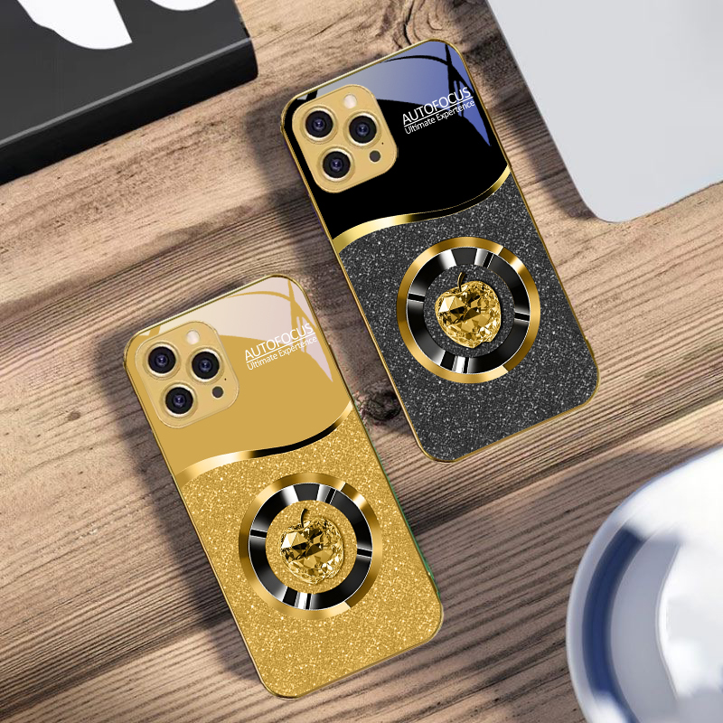 Screen Protectors - غطاء هاتف من الزجاج المقوى بلون