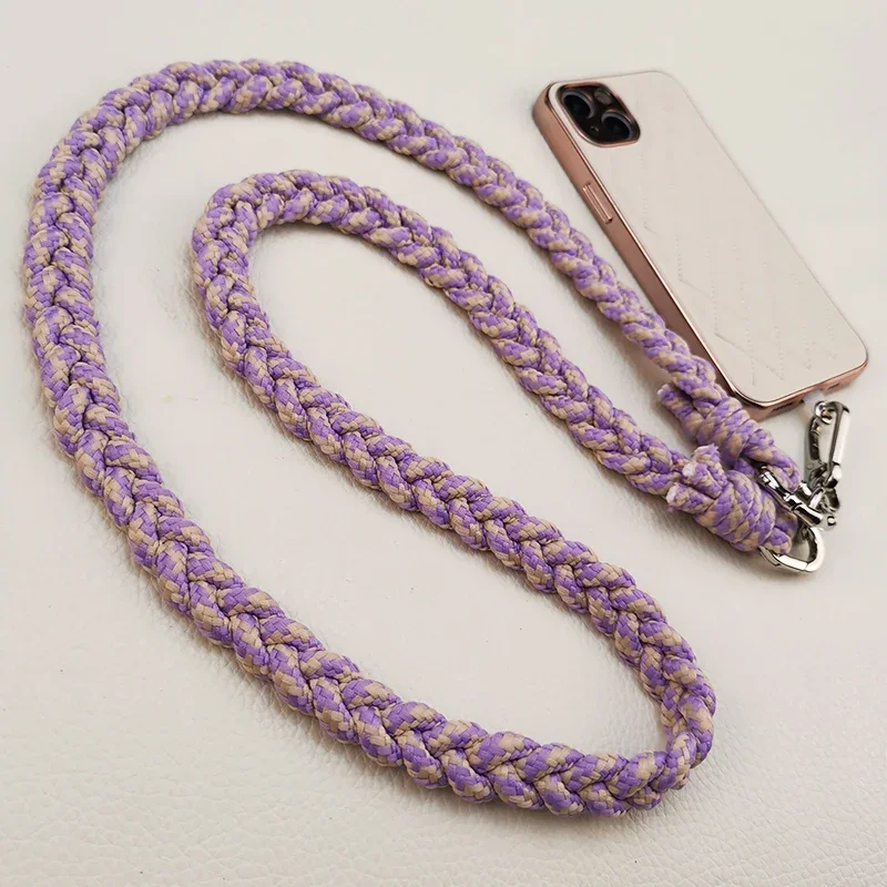 Crossbody Lanyard Neck Strap Case - جبل الكتف مضفر حزام قوي الحبل