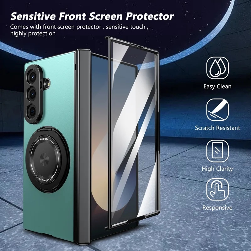 Screen Protectors - الفخامة 360 ° حافظة هاتف قابلة