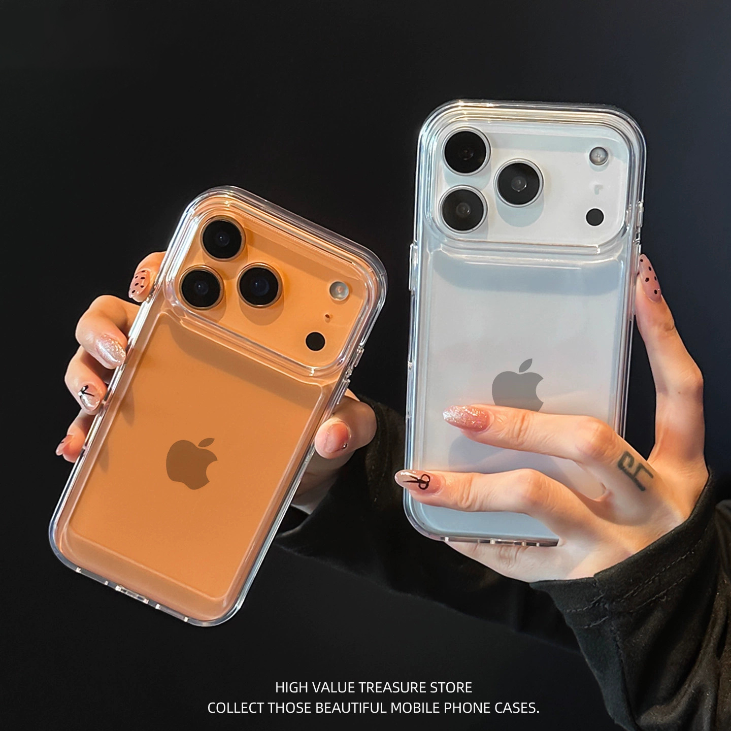 Clear Shockproof Bumper Case - حافظة هاتف لهاتف آيفون 17 Air