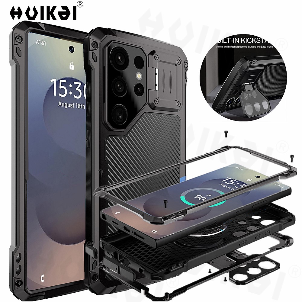 Heavy Duty 360 Full Body Protective Case - حافظة لهاتف سامسونج جالاكسي S25 الترا