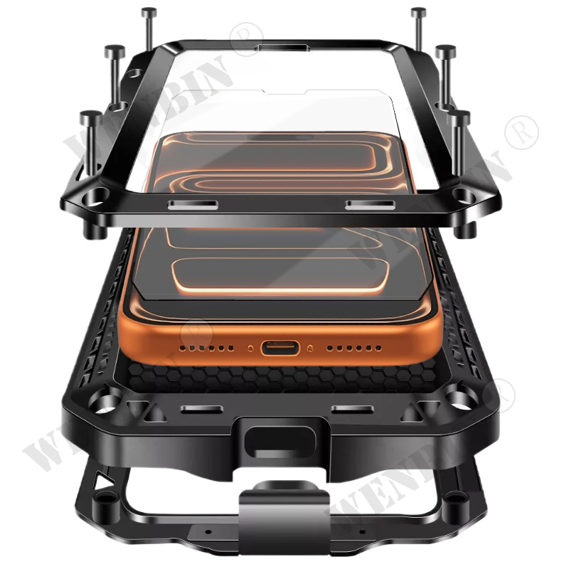 Heavy Duty 360 Full Body Protective Case - جراب حماية فاخر شديد التحمل لهاتف