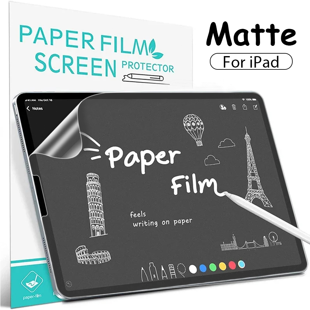 Matte Anti Glare Screen Protector - واقي شاشة شبيه بالورق لأجهزة آيباد