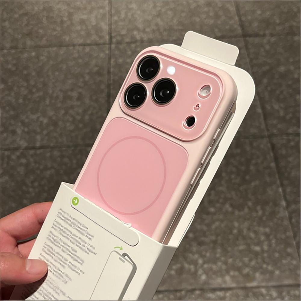 Liquid Silicone Magnetic Phone Case - غطاء سيليكون سائل مغناطيسي أصلي لهواتف