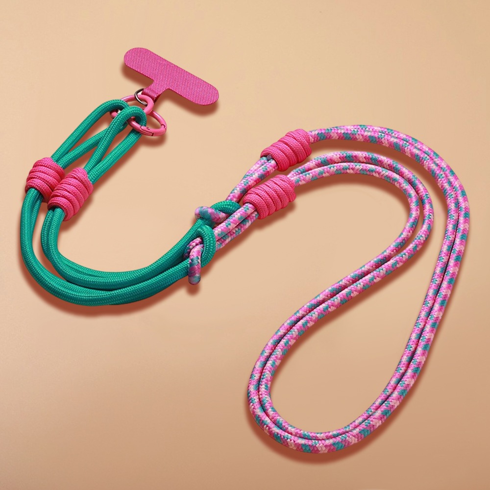 Crossbody Lanyard Neck Strap Case - حبل هاتف متعدد الاستخدامات 3 في