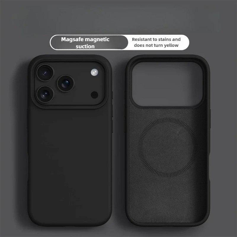 Liquid Silicone Magnetic Phone Case - غطاء هاتف مغناطيسي من السيليكون السائل