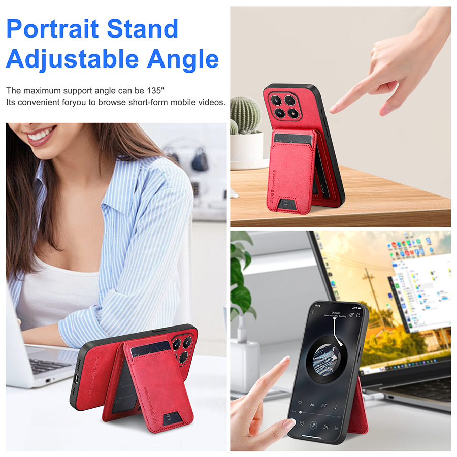 حافظة هاتف مع حامل بطاقات وغطا - مراجعة Leather Wallet Card Holder Phone Cover وسعره