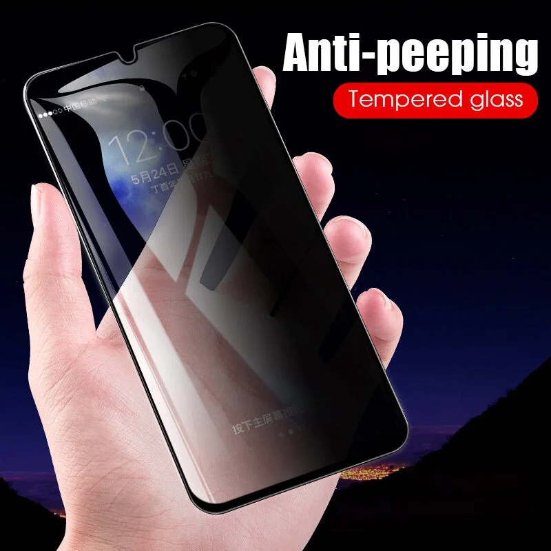 حافظة مضادة للتجسس لهاتف سامسو - مراجعة Anti Spy Privacy Glass Case وسعره