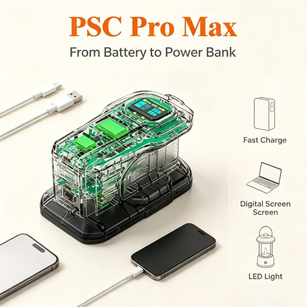 محول بطارية PSC Pro Max Ryobi  - مراجعة Power Banks وسعره