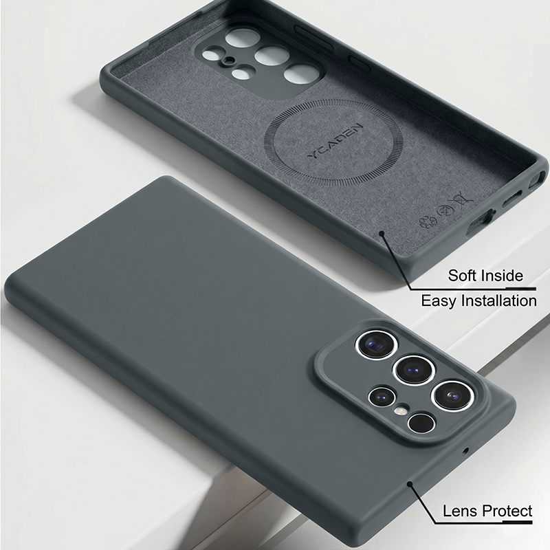 غطاء سيليكون سائل ناعم لهواتف  - مراجعة Liquid Silicone Magnetic Phone Case وسعره
