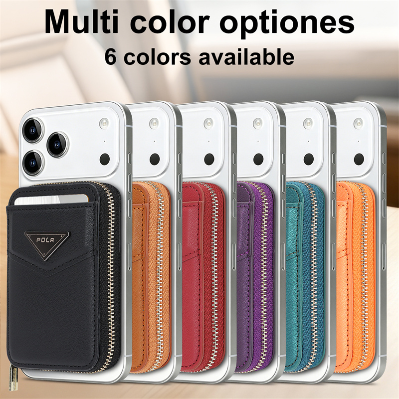 حافظة محفظة بسحاب وحامل بطاقات - مراجعة Leather Wallet Card Holder Phone Cover وسعره