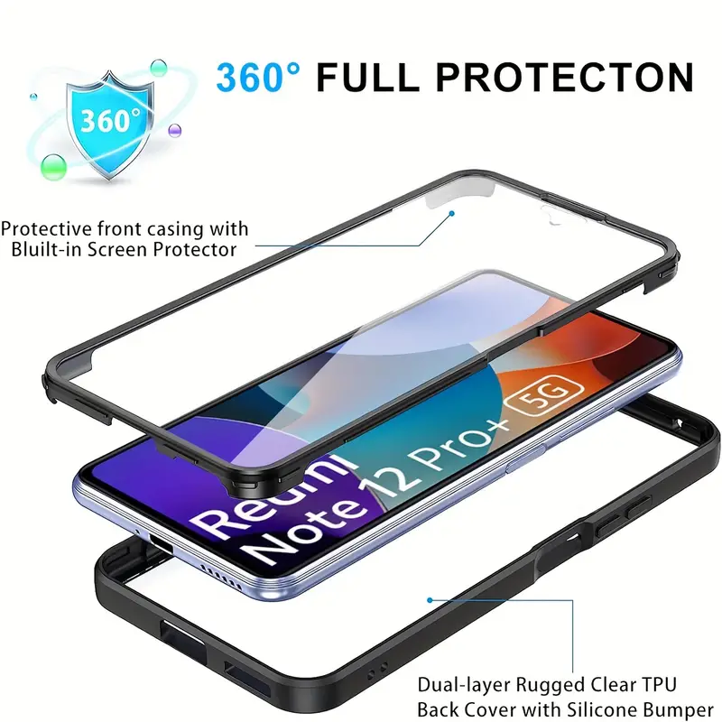 حافظة واقية من صدمات شديدة الت - مراجعة Heavy Duty 360 Full Body Protective Case وسعره