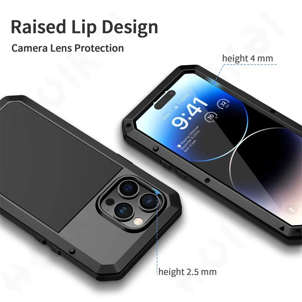 حافظة لهاتف آيفون 16e 15 14 13 - مراجعة Heavy Duty 360 Full Body Protective Case وسعره