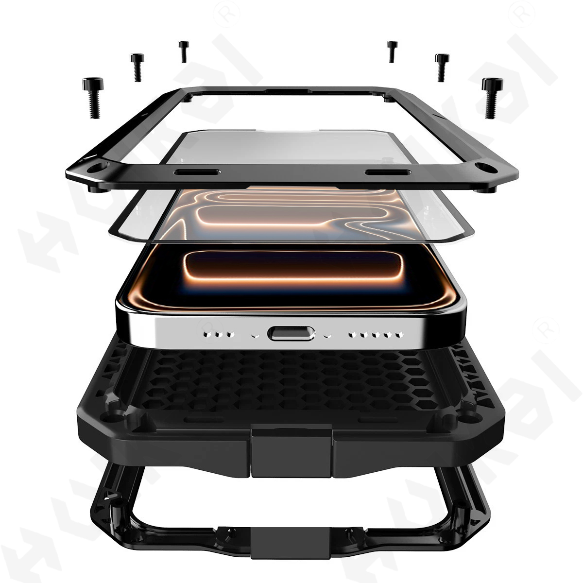 حافظة لهاتف آيفون 17 16 15 14  - مراجعة Heavy Duty 360 Full Body Protective Case وسعره