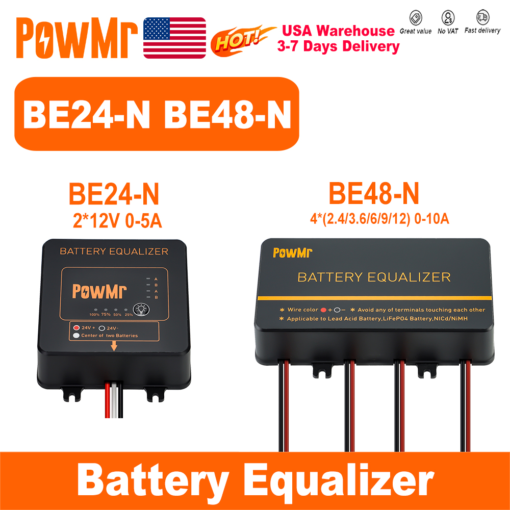 موازن بطاريات PowMr USA 24V 48 - مراجعة Power Banks وسعره