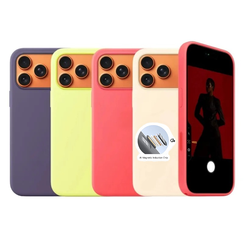 غطاء سيليكون سائل ناعم بلمسة ط - مراجعة Liquid Silicone Magnetic Phone Case وسعره