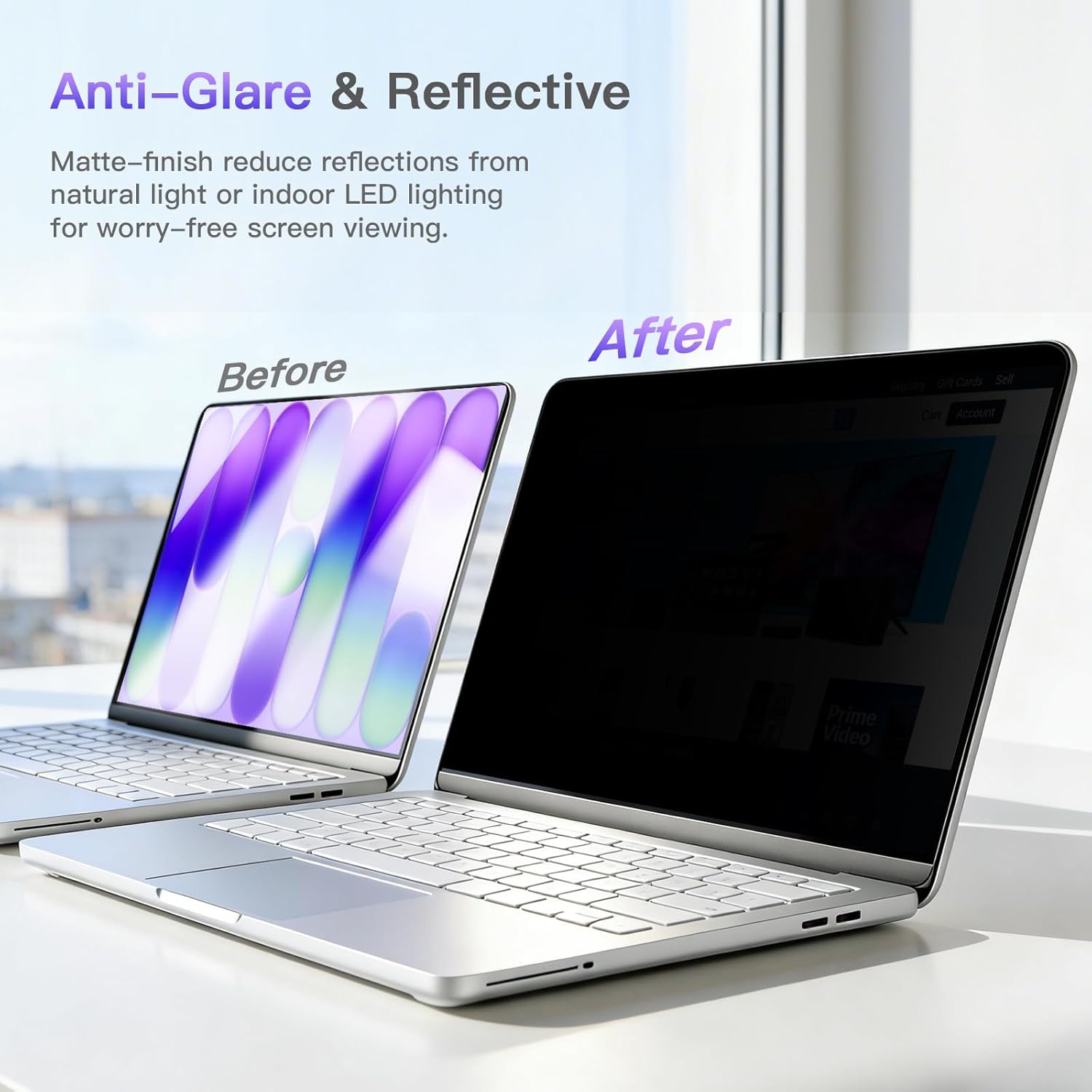 واقي شاشة للخصوصية لأجهزة ماك  - مراجعة Matte Anti Glare Screen Protector وسعره
