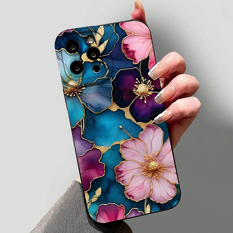 خمر الأزهار نمط لينة حافظة هات - مراجعة Vintage Floral Pattern Soft Case وسعره