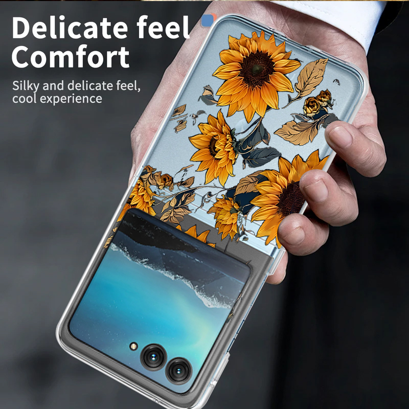 حافظة هاتف شفافة بنمط عباد الش - مراجعة Clear Shockproof Bumper Case وسعره