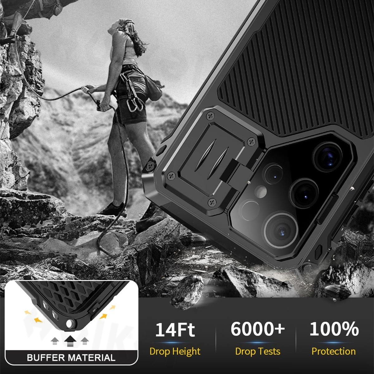 حافظة لهاتف سامسونج جالاكسي S2 - مراجعة Heavy Duty 360 Full Body Protective Case وسعره
