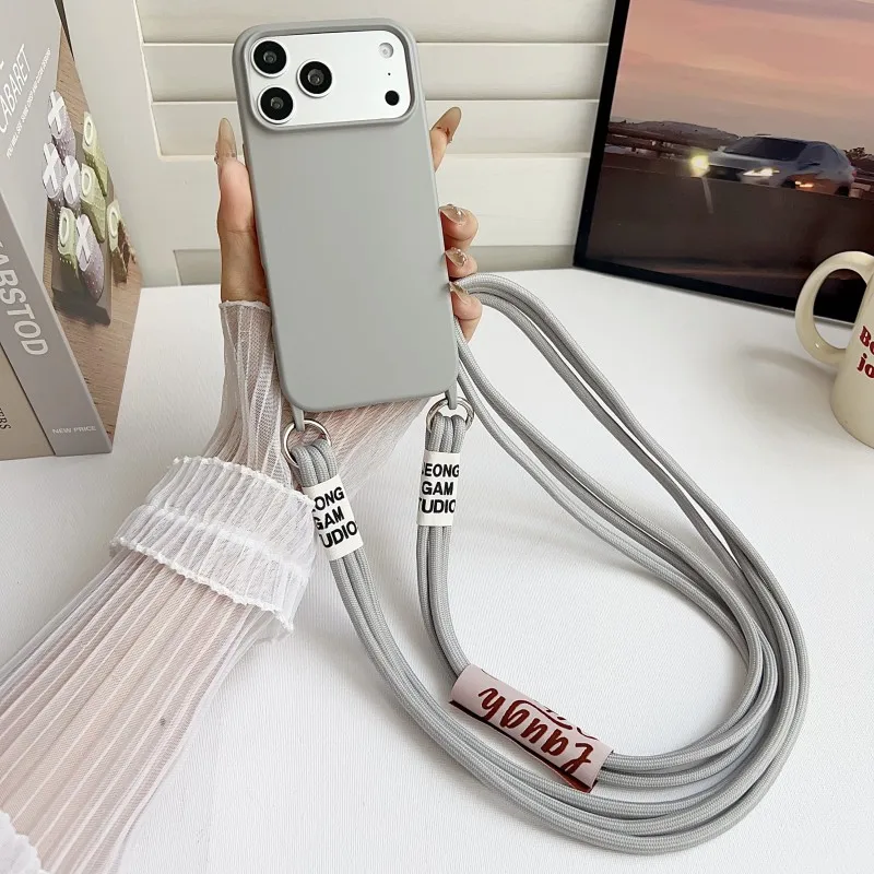حافظة أصلية مع حبل تعليق للآيف - مراجعة Crossbody Lanyard Neck Strap Case وسعره