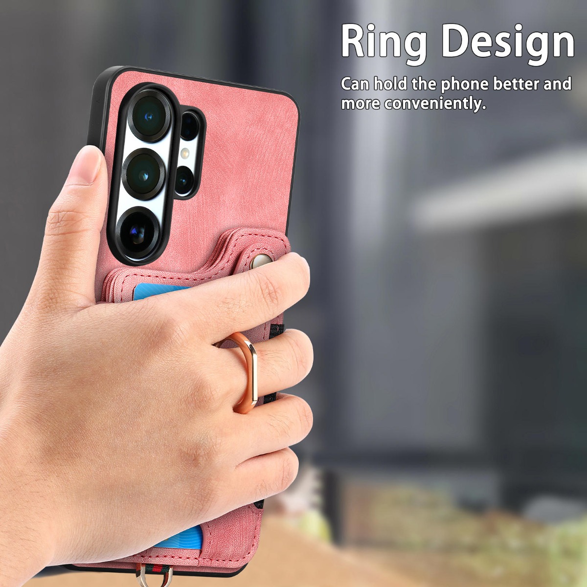 غطاء هاتف لسامسونج S26 ألترا S - مراجعة Leather Wallet Card Holder Phone Cover وسعره
