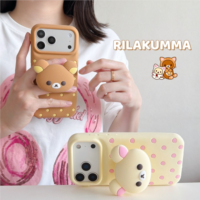 غطاء هاتف سيليكون ثلاثي الأبعا - مراجعة Cute Cartoon Wrist Strap Silicone Case وسعره