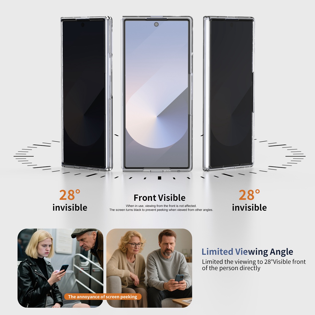 واقي شاشة زجاجي مقوى مضاد للتج - مراجعة Anti Spy Privacy Glass Case وسعره