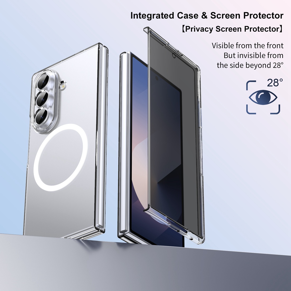واقي شاشة زجاجي مقوى مضاد للتج - مراجعة Anti Spy Privacy Glass Case وسعره