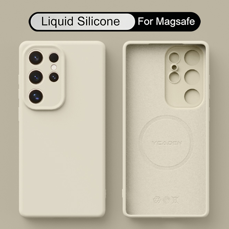 غطاء هاتف مغناطيسي من السيليكو - مراجعة Liquid Silicone Magnetic Phone Case وسعره