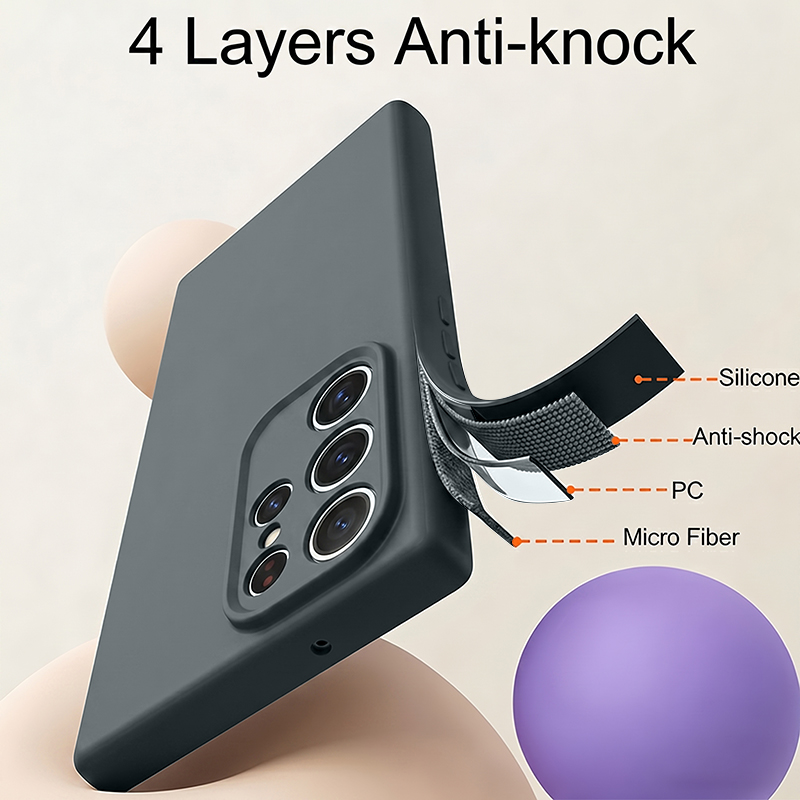 غطاء هاتف مغناطيسي من السيليكو - مراجعة Liquid Silicone Magnetic Phone Case وسعره
