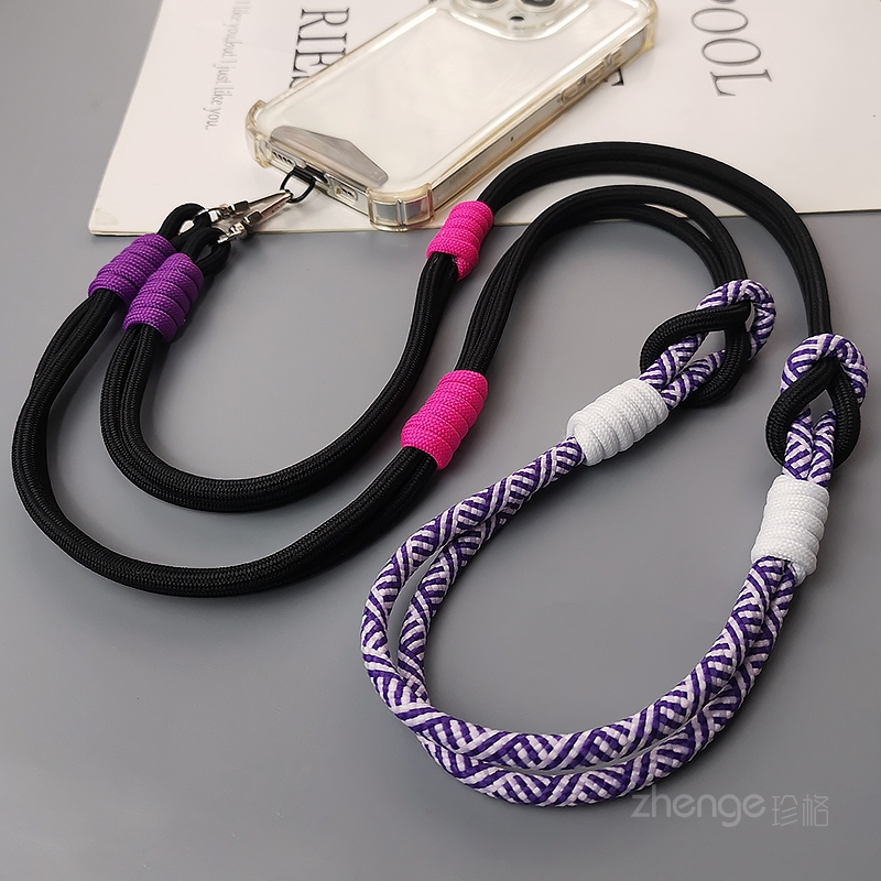 حبل للهاتف المحمول بحزام منسوج - مراجعة Crossbody Lanyard Neck Strap Case وسعره