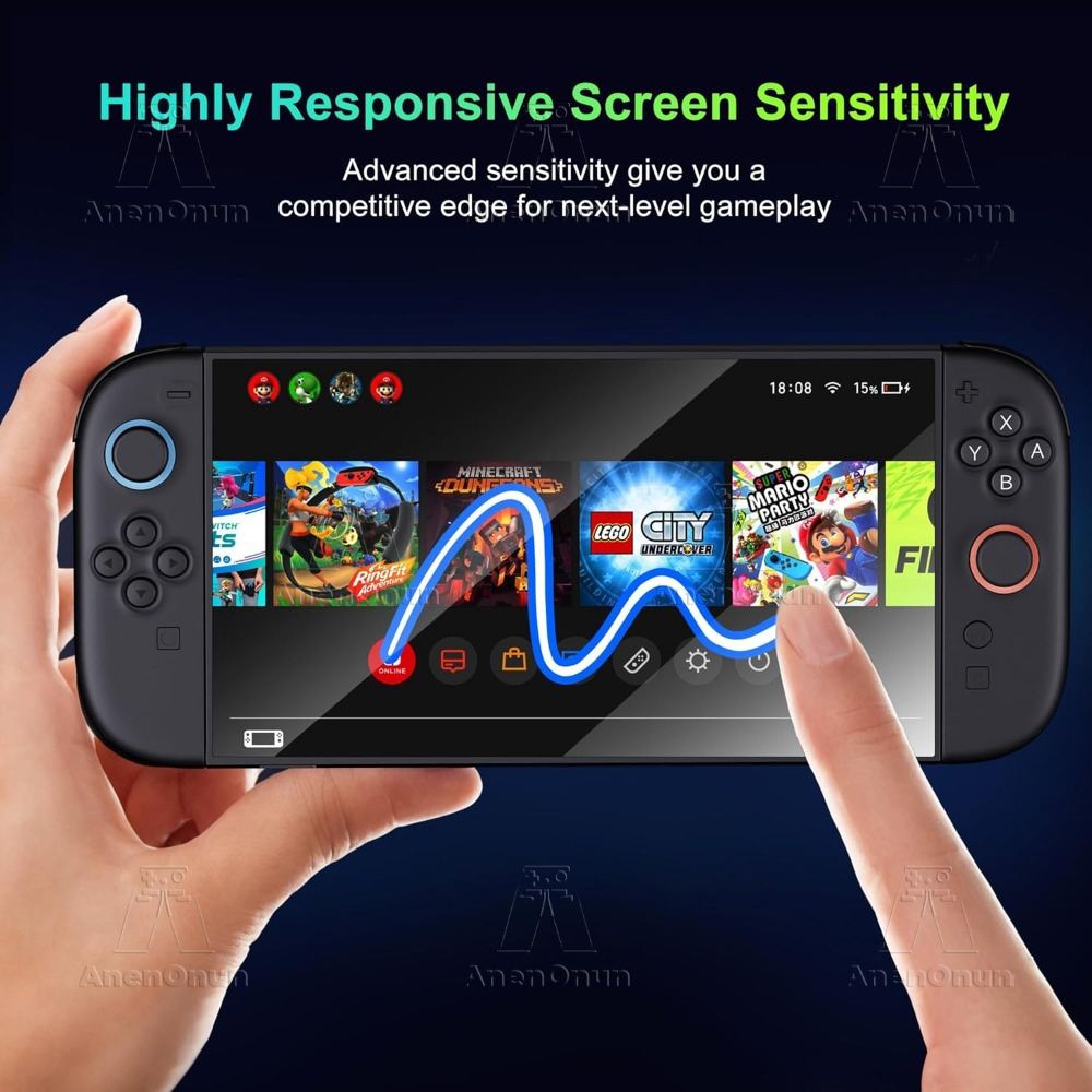 سويتش 2 واقي شاشة مضاد للضوء ا - مراجعة Matte Anti Glare Screen Protector وسعره