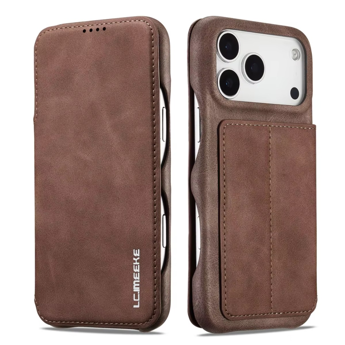 محفظة جلدية غطاء الوجه المغناط - مراجعة Leather Wallet Card Holder Phone Cover وسعره
