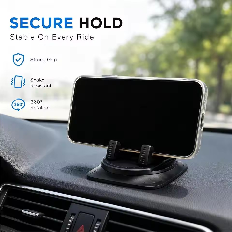 360 °   حامل هاتف محمول للسيار - مراجعة Phone Stands وسعره
