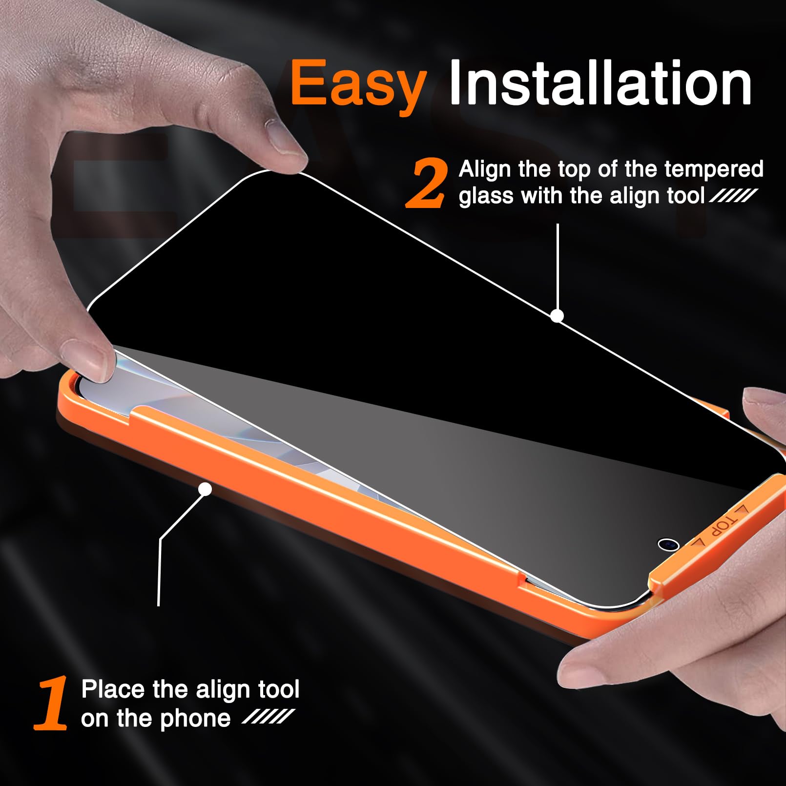 3 عبوات من واقي شاشة الخصوصية  - مراجعة Anti Spy Privacy Glass Case وسعره