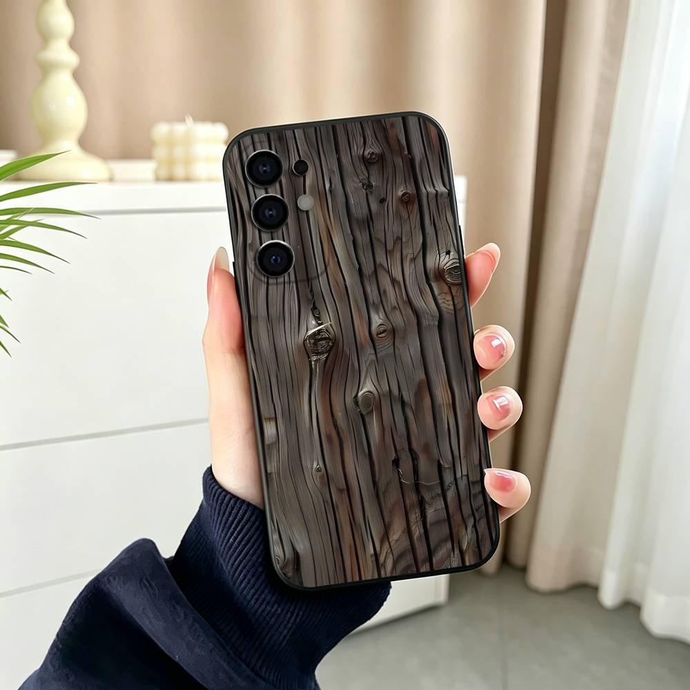 غطاء هاتف بنمط خشبي عتيق من ال - مراجعة Vintage Floral Pattern Soft Case وسعره