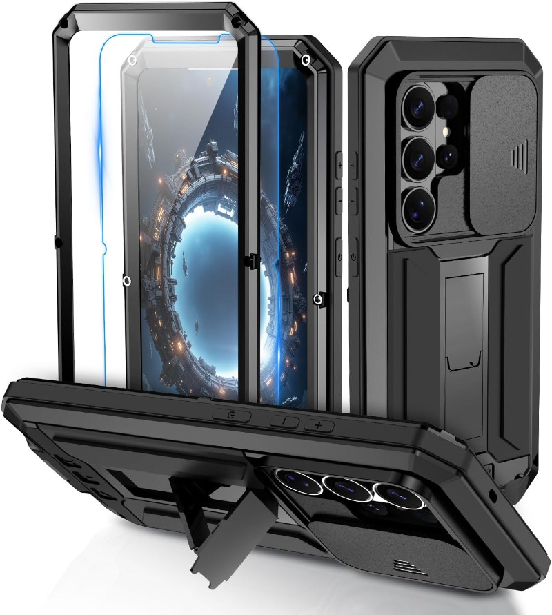 غطاء حماية معدني متين لهواتف س - مراجعة Heavy Duty 360 Full Body Protective Case وسعره