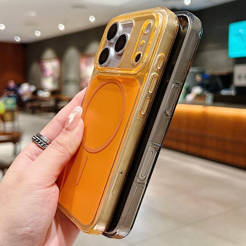 غطاء شفاف مغناطيسي بلون التيتا - مراجعة Clear Shockproof Bumper Case وسعره
