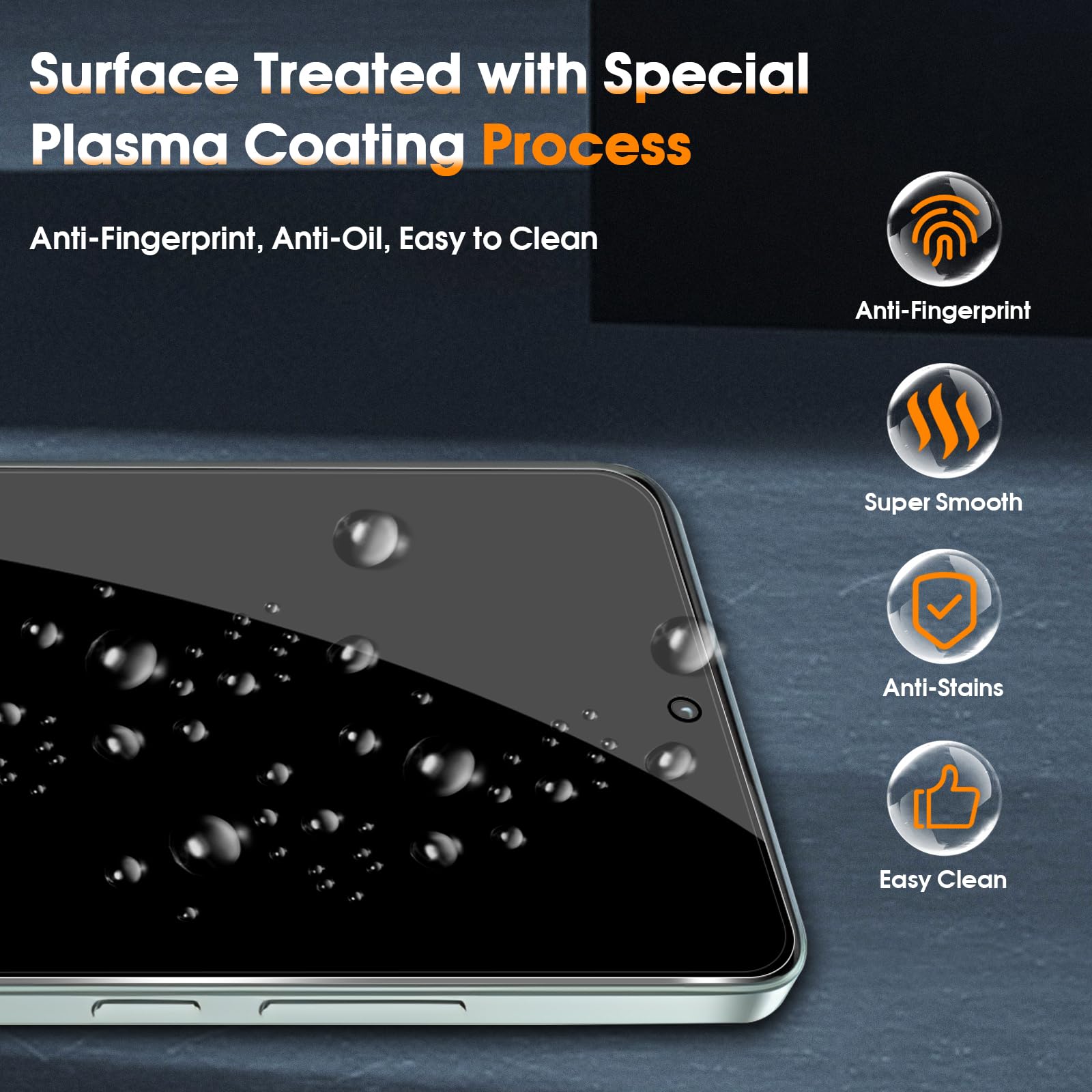 واقي شاشة مضاد للتجسس لهاتف Re - مراجعة Anti Spy Privacy Glass Case وسعره