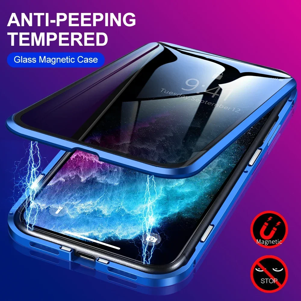 جراب هاتف زجاجي مقوى مزدوج الج - مراجعة Anti Spy Privacy Glass Case وسعره