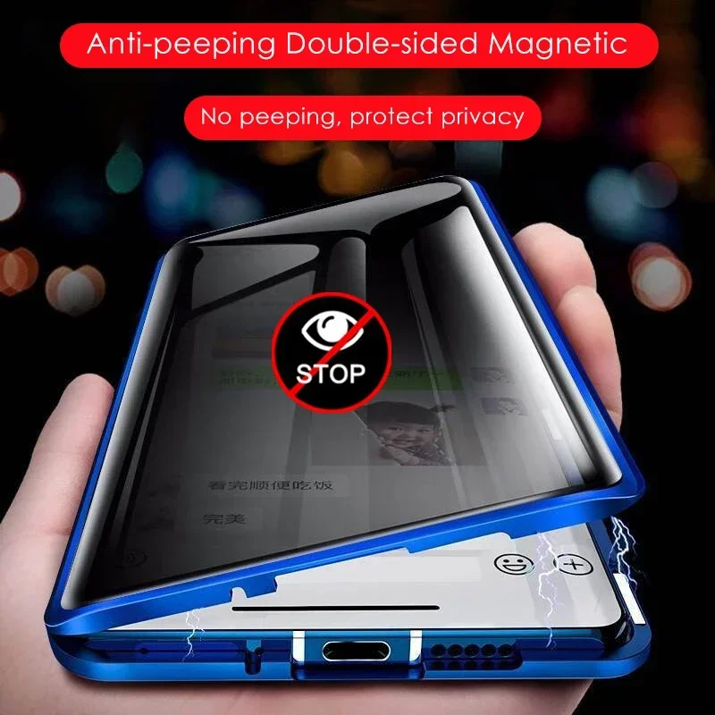 جراب هاتف زجاجي مقوى مزدوج الج - مراجعة Anti Spy Privacy Glass Case وسعره