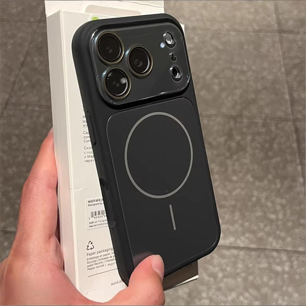 غطاء سيليكون سائل مغناطيسي أصل - مراجعة Liquid Silicone Magnetic Phone Case وسعره
