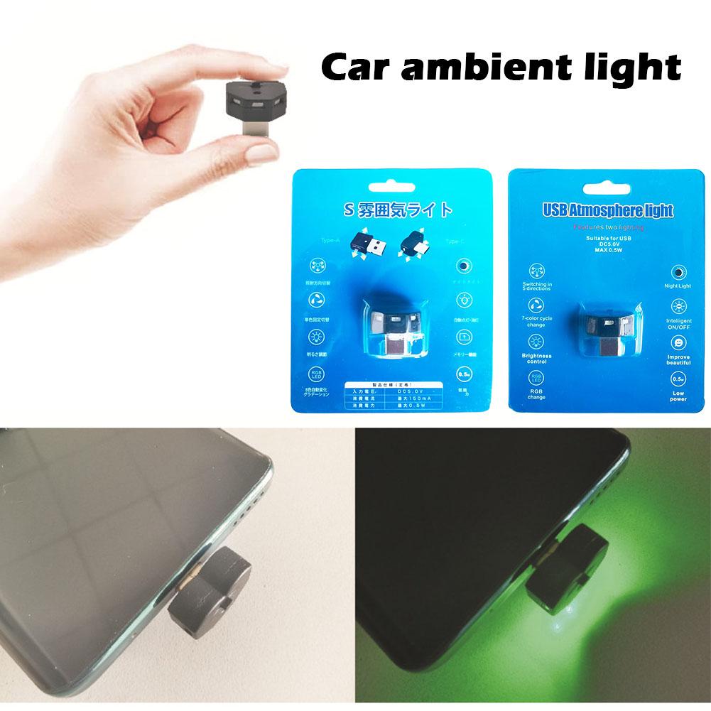 Mini Type-C LED RGB ضوء محيط م - مراجعة Power Banks وسعره