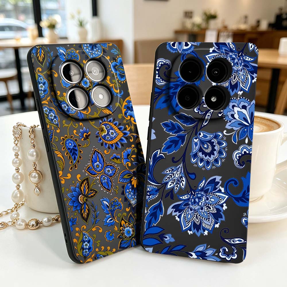 غطاء هاتف بتصميم عتيق ونقشة زه - مراجعة Vintage Floral Pattern Soft Case وسعره