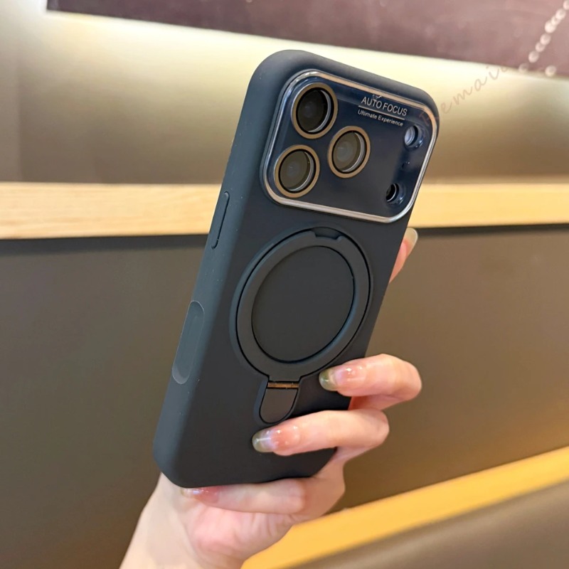 غطاء هاتف رسمي من السيليكون ال - مراجعة Liquid Silicone Magnetic Phone Case وسعره