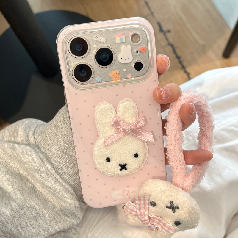 غطاء هاتف كاواي لطيف بتصميم مي - مراجعة Cute Cartoon Wrist Strap Silicone Case وسعره