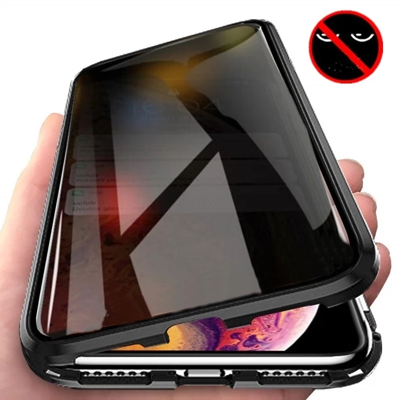 حافظة معدنية للخصوصية من الزجا - مراجعة Anti Spy Privacy Glass Case وسعره