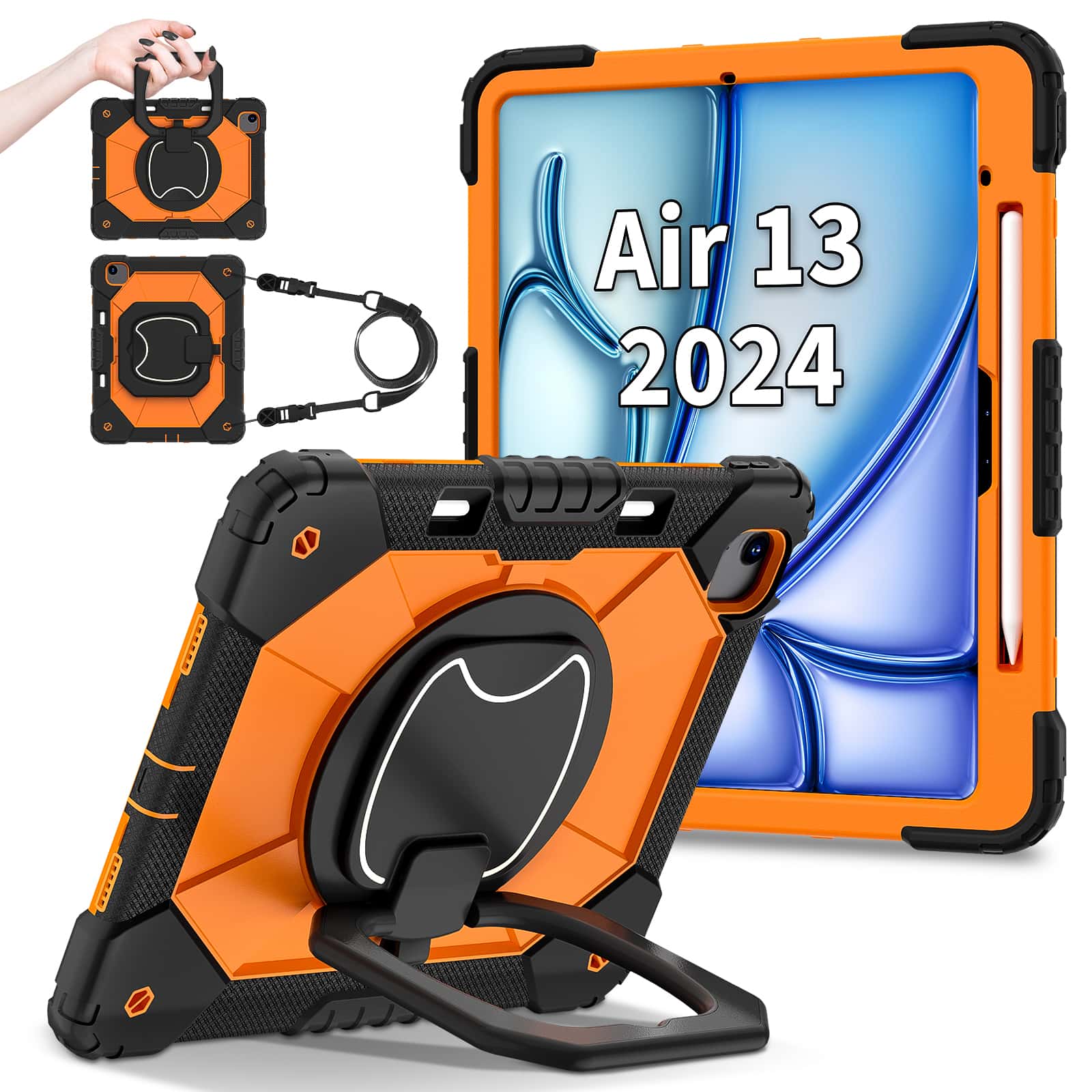 غطاء حماية لجهاز آيباد برو 13  - مراجعة Heavy Duty 360 Full Body Protective Case وسعره