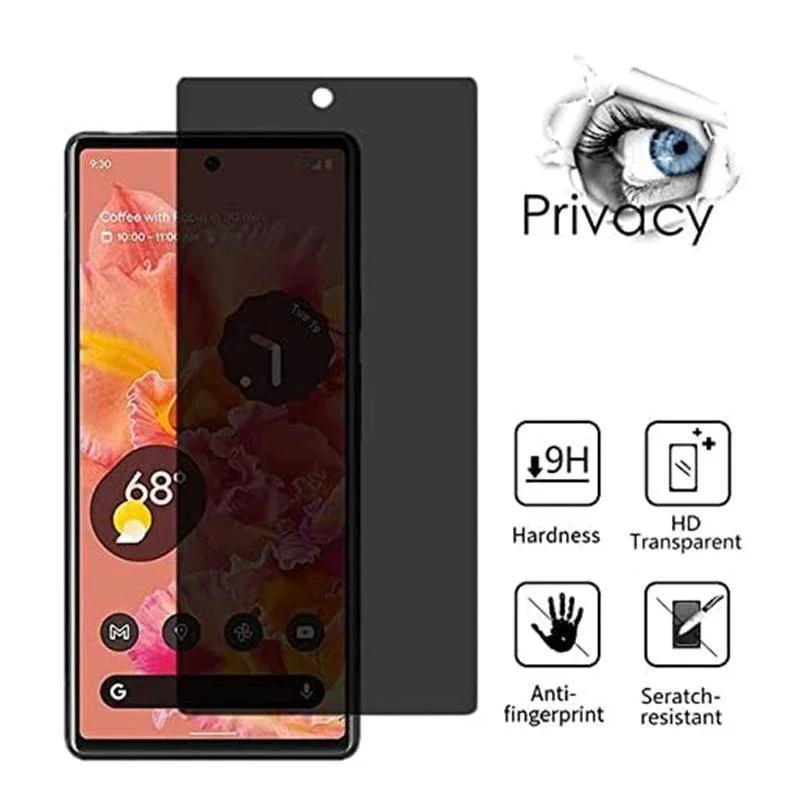 واقي شاشة من الزجاج المقسى مضا - مراجعة Anti Spy Privacy Glass Case وسعره